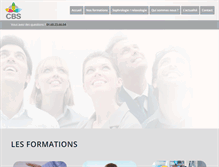 Tablet Screenshot of cbsformation.com